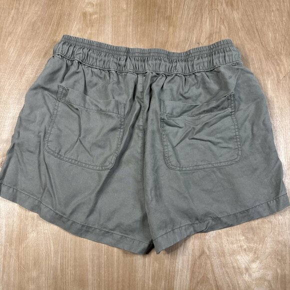Quince Women’s Green/Gray Drawstring Outdoors Shorts Size Medium - Picture 5 of 5